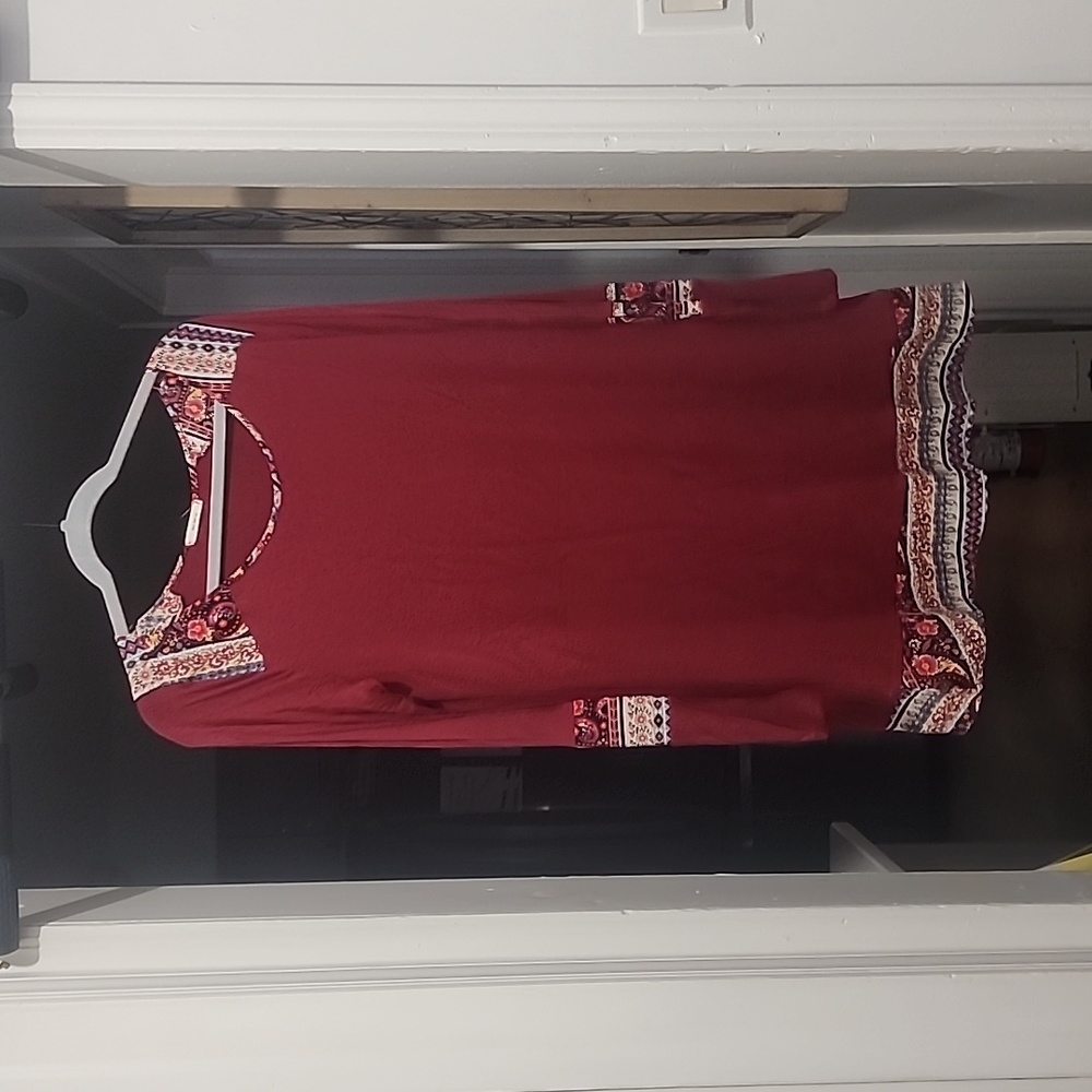 Red decorative dress/tunic